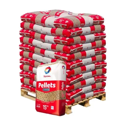 Premium-Pellets von TotalEnergies 66 Säcke à 15 kg